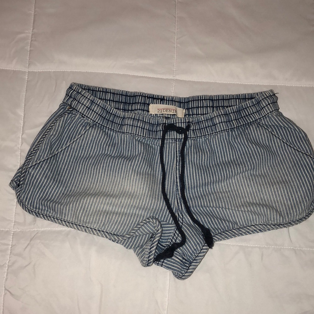 Denim shorts